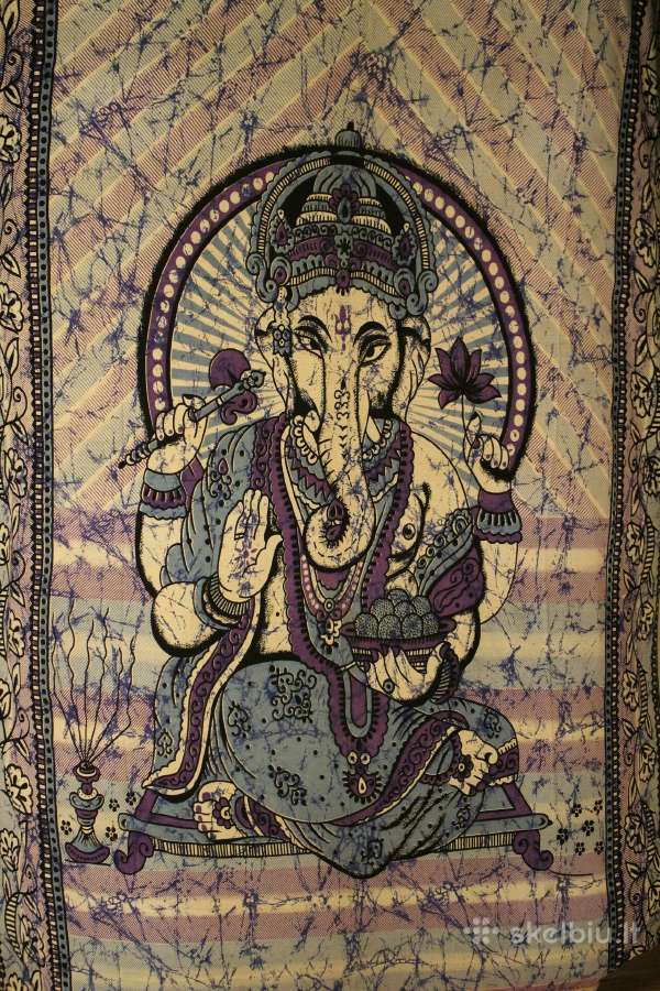 Užtiesalas tapestry Ganesha 100% medvilnė - nuotraukos Nr. 2