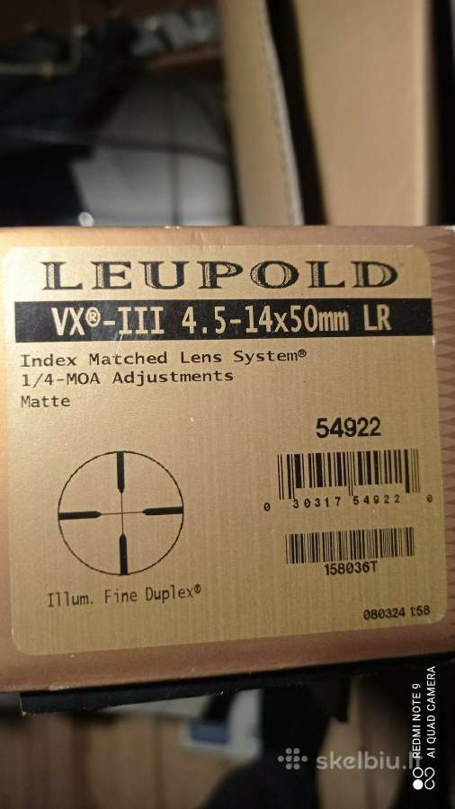 Optika Leupold Vx-III 4.5-14x50 - nuotraukos Nr. 4