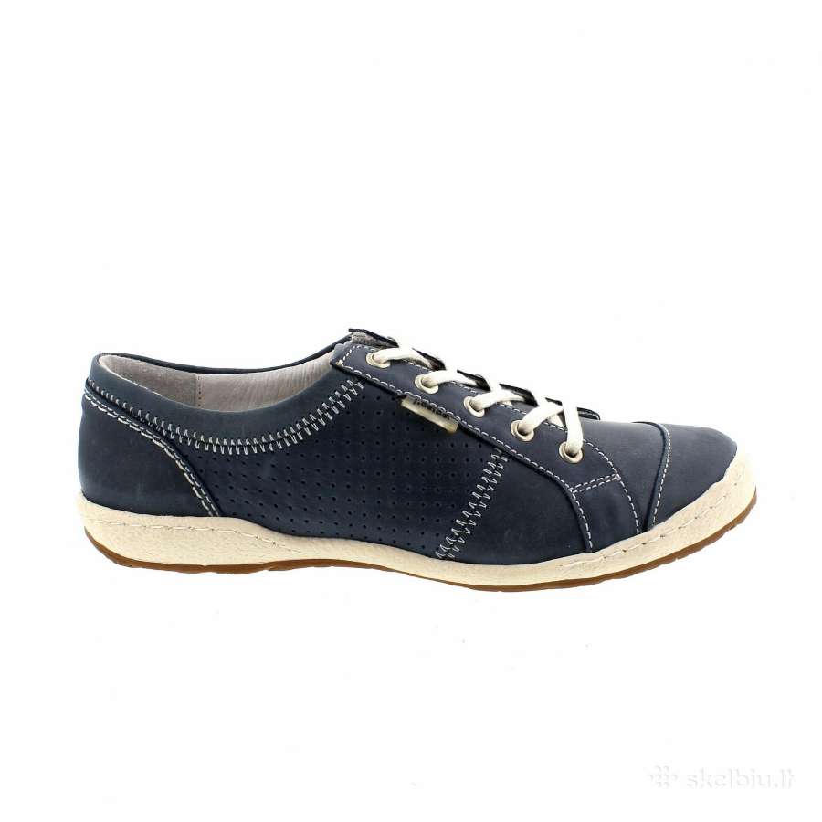 Josef Seibel Blue Denim Caspian Leather Sneaker - nuotraukos Nr. 4