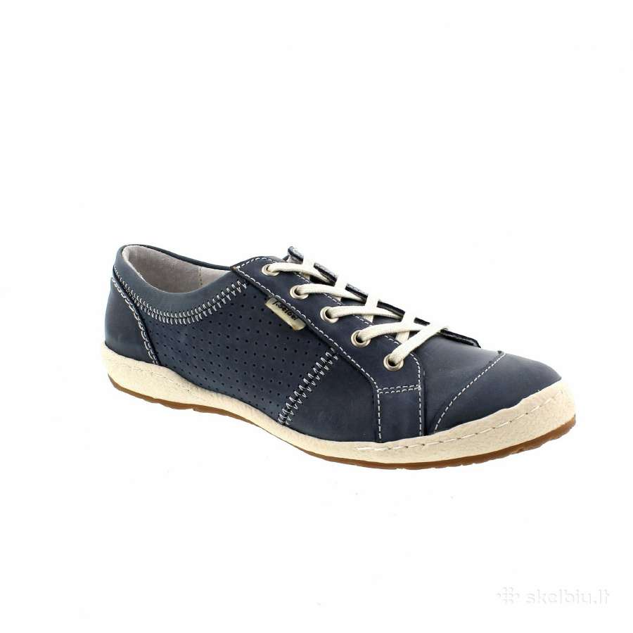 Josef Seibel Blue Denim Caspian Leather Sneaker - nuotraukos Nr. 5