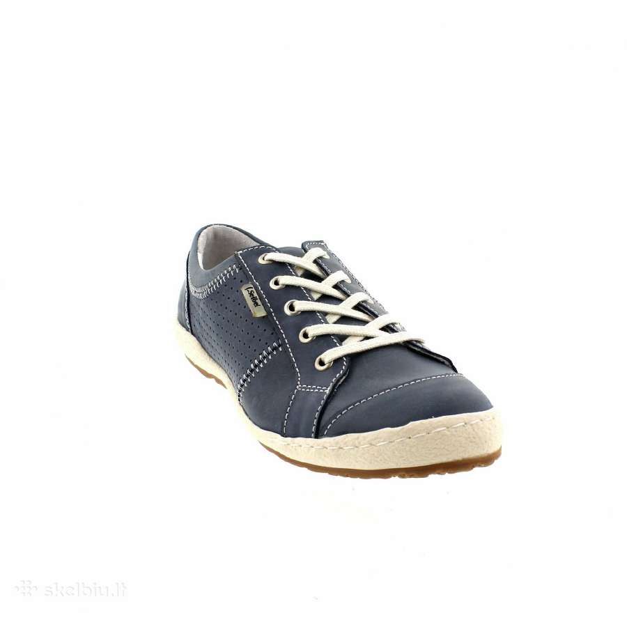 Josef Seibel Blue Denim Caspian Leather Sneaker - nuotraukos Nr. 7