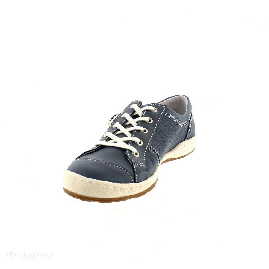 Josef Seibel Blue Denim Caspian Leather Sneaker - nuotraukos Nr. 8