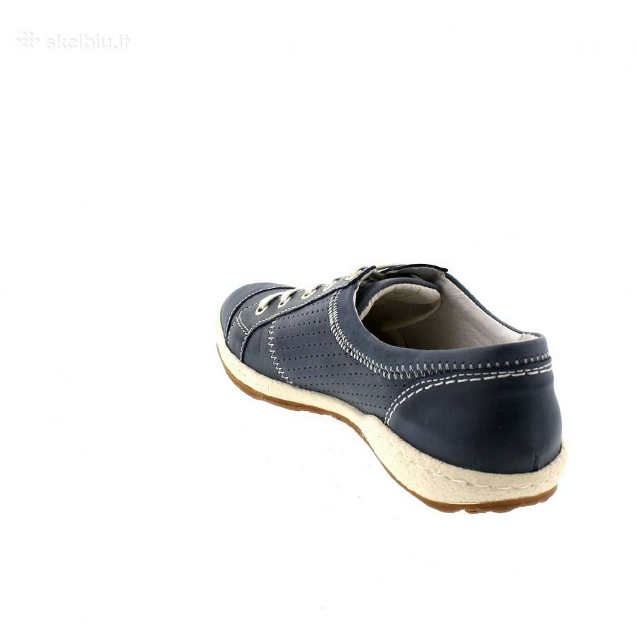 Josef Seibel Blue Denim Caspian Leather Sneaker - nuotraukos Nr. 9