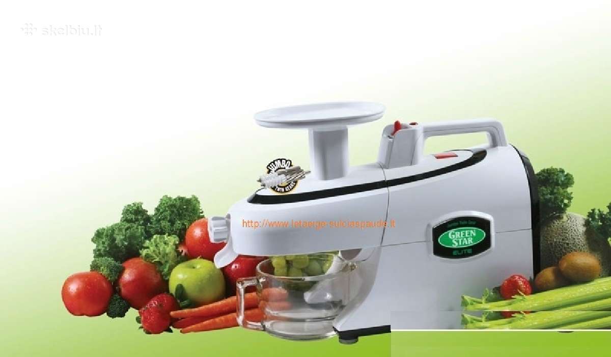 Lėtaeigė sulčiaspaudė green star elite gse-5000 - nuotraukos Nr. 3