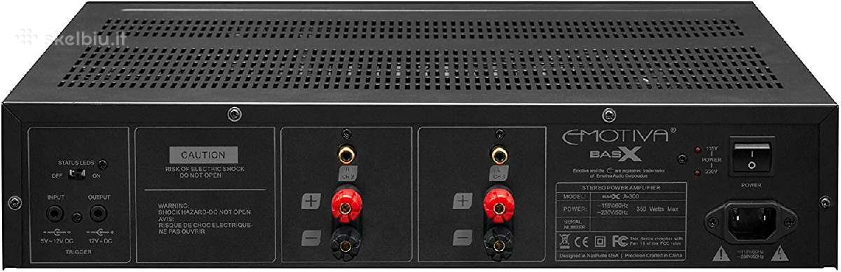 Emotiva Basx A2m/xpa-2 Ta1 Pt1 Basx A-300 Ta100 A2 - nuotraukos Nr. 9