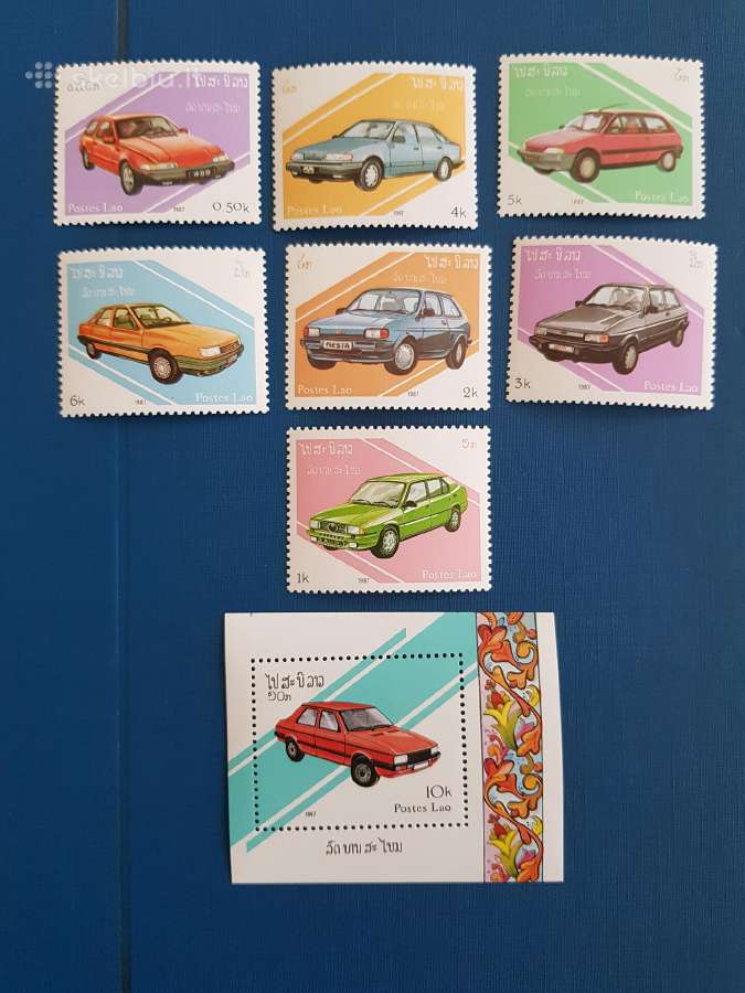 Laosas 1987 m. Automobiliai, svarus