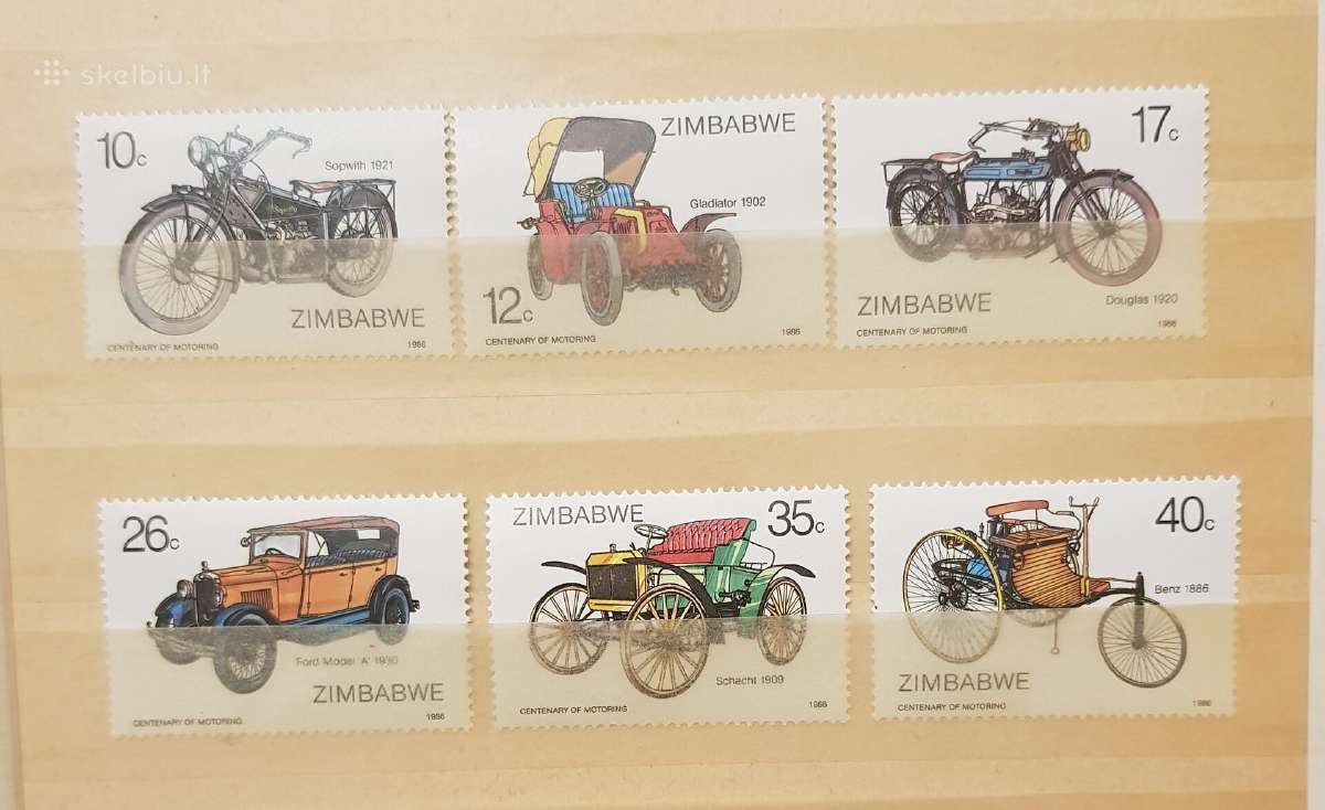 Zimbabwe 1986 m. Auto-moto, svarus