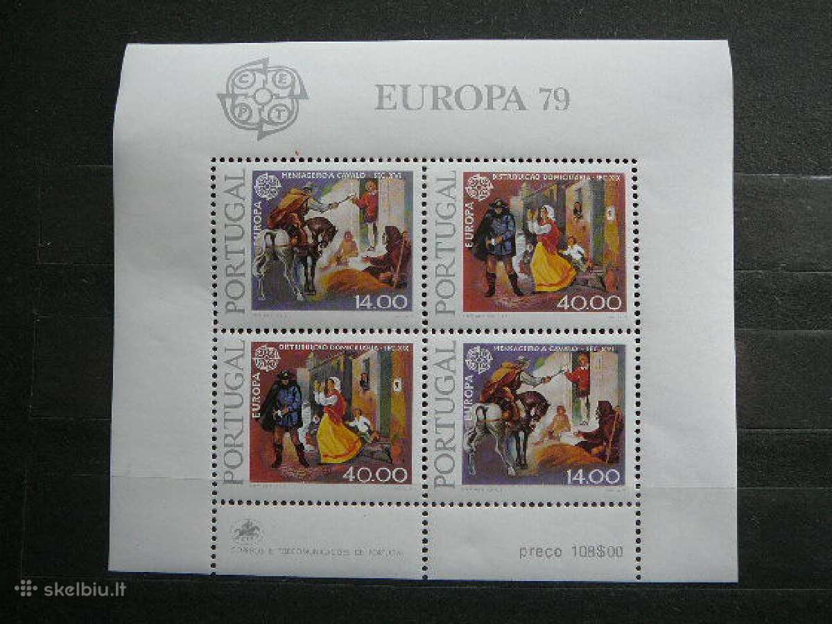 Europa Cept Portugalija 1979 Mnh pg1441b