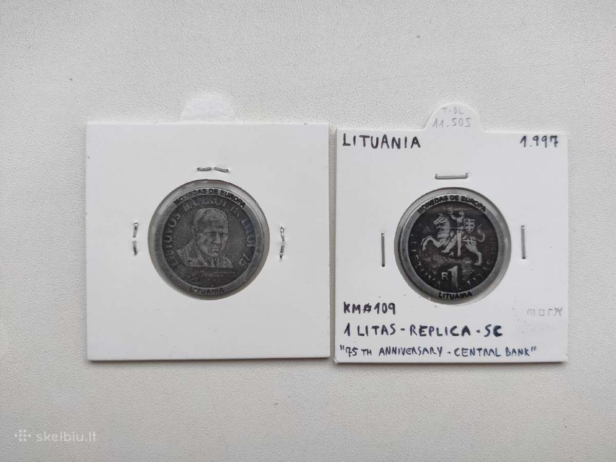 1 litas 1997 Jurgutis - replica