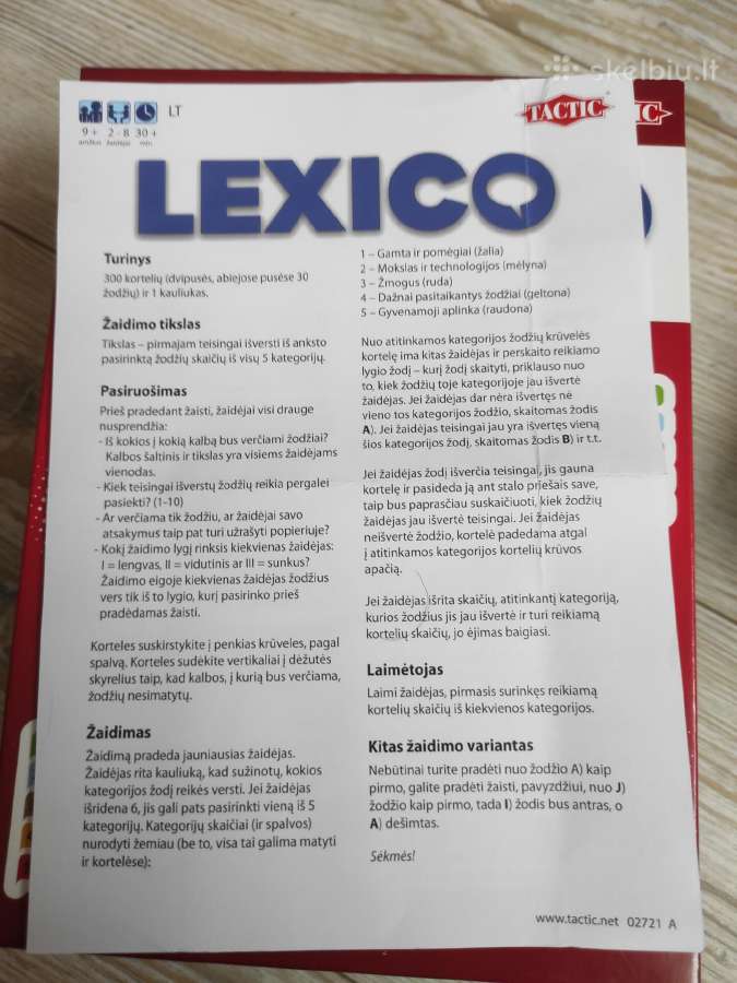 Žaidimas "Lexico" - nuotraukos Nr. 3