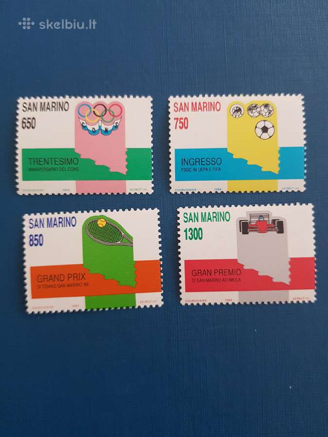 San Marino 1989 m. Sportas, svarus
