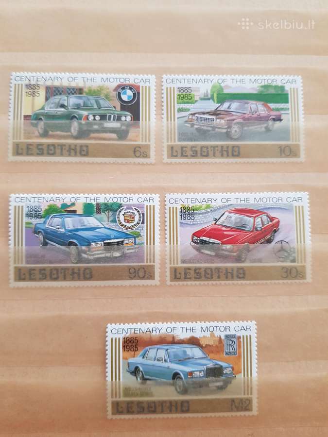 Lesotas 1985 m. Automobiliai, svarus
