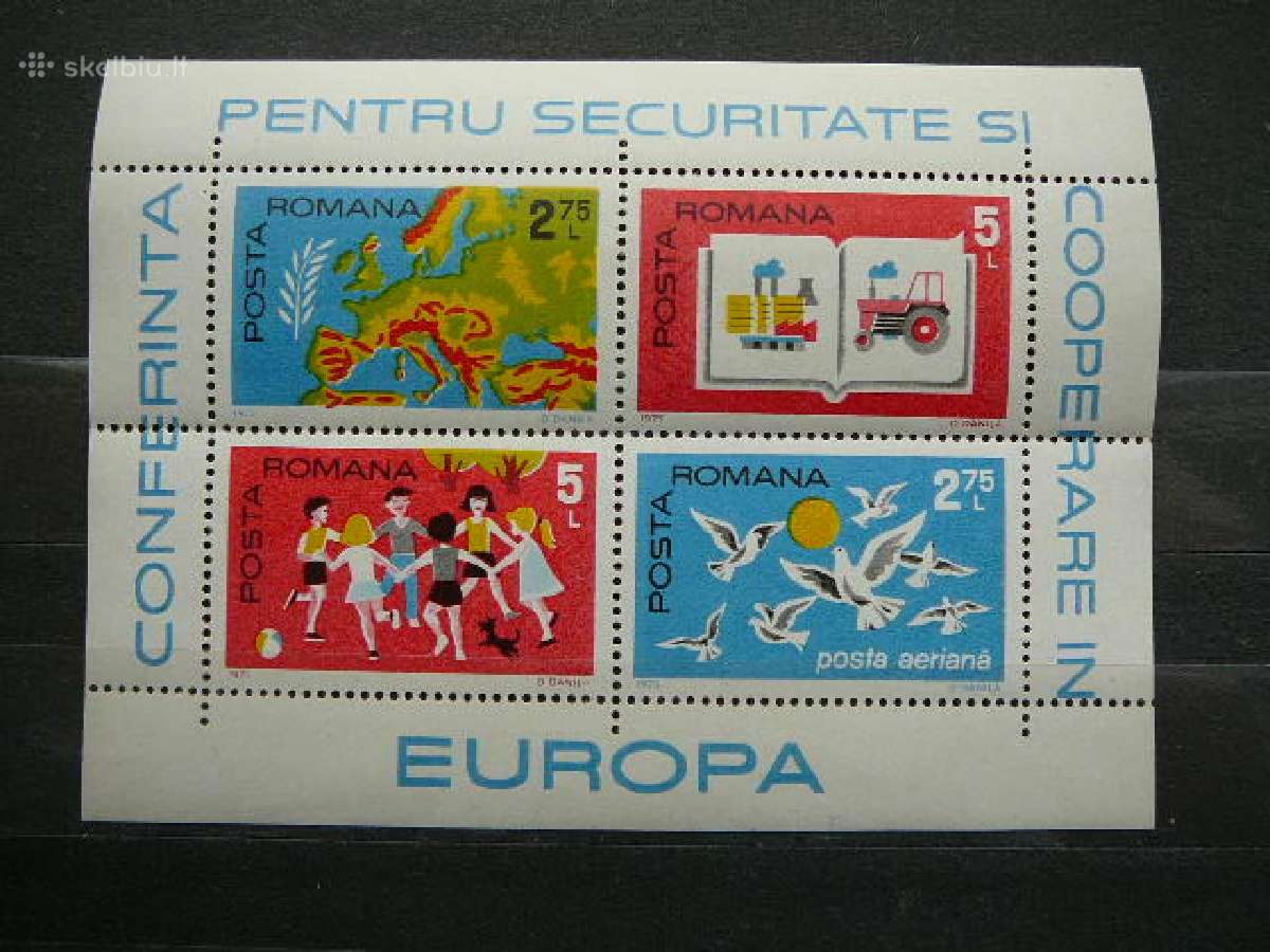 Europa Cept Rumunija 1975 Mnh alb3280