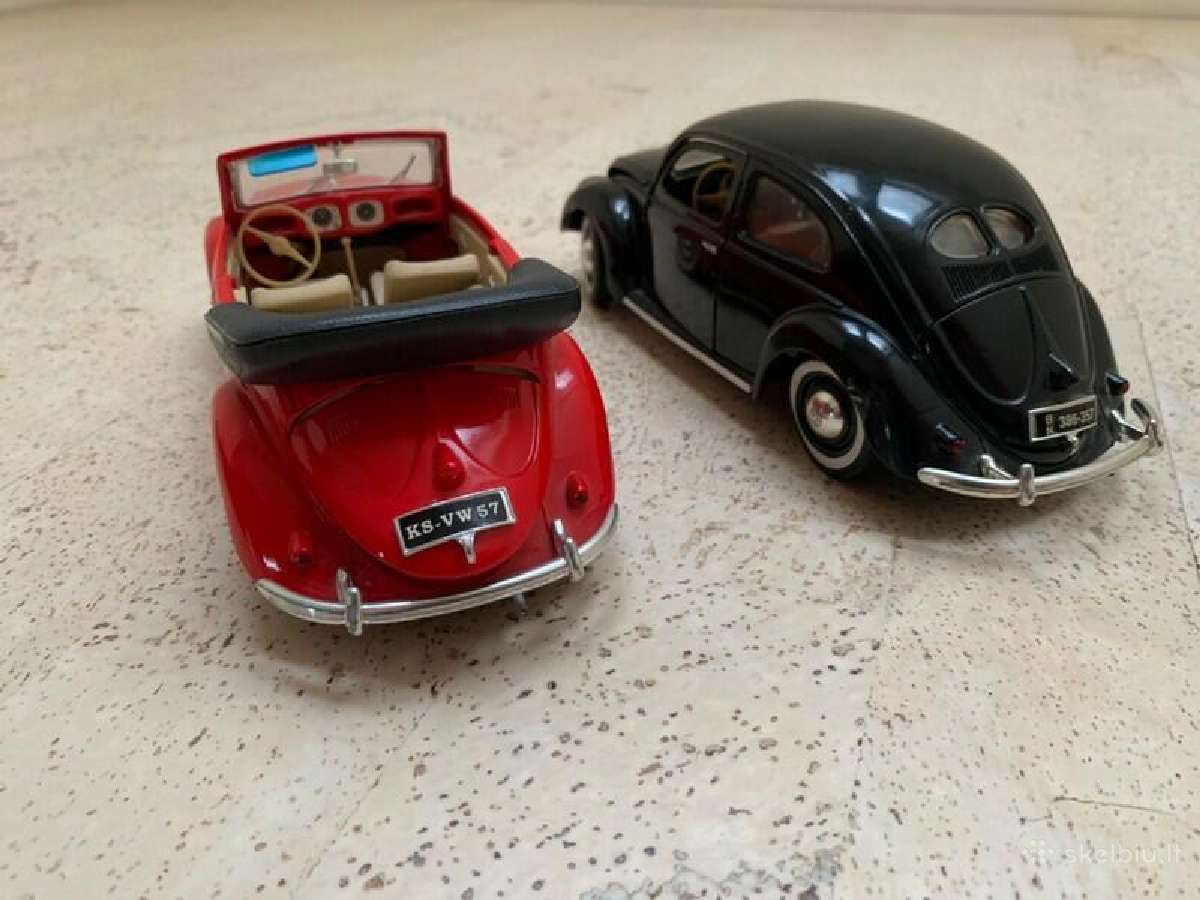Vw vabalai vabalas beetle 1:18modeliai - nuotraukos Nr. 3