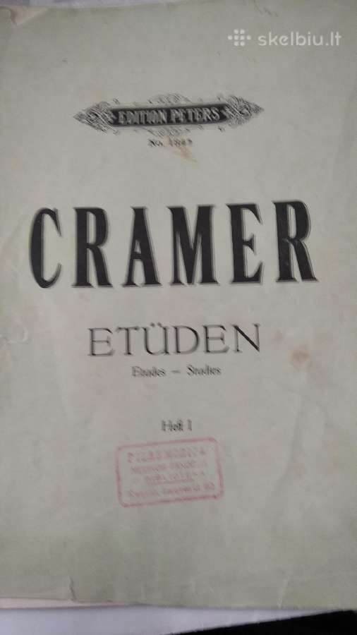 J.b.cramer etiudai fortepijonui