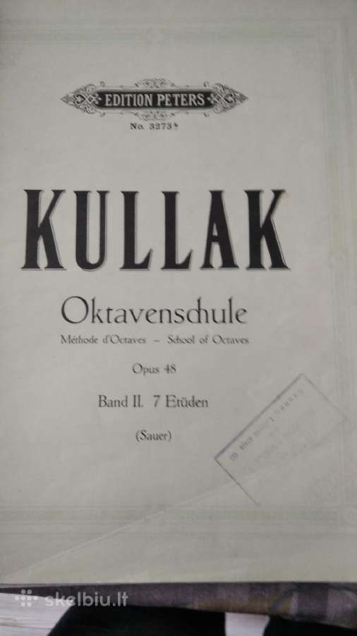 T.kullak etiudai fortepijonui