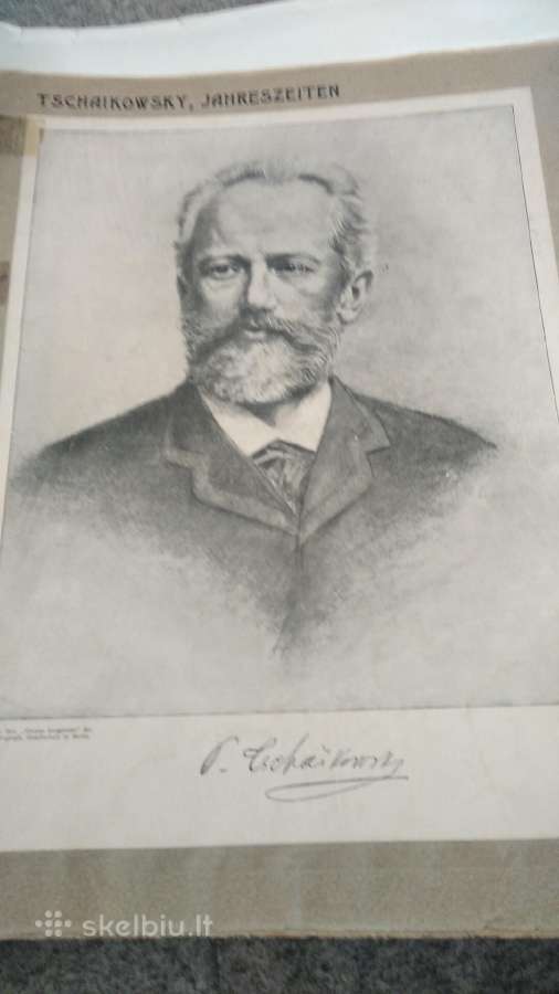 P.čaikovskio Metų laikai fortepijonui