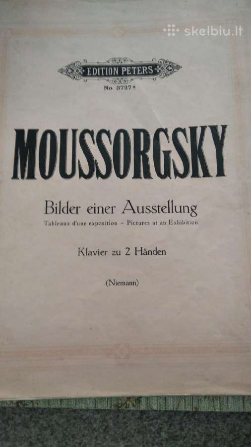 M.musorgskis natos fortepijonui