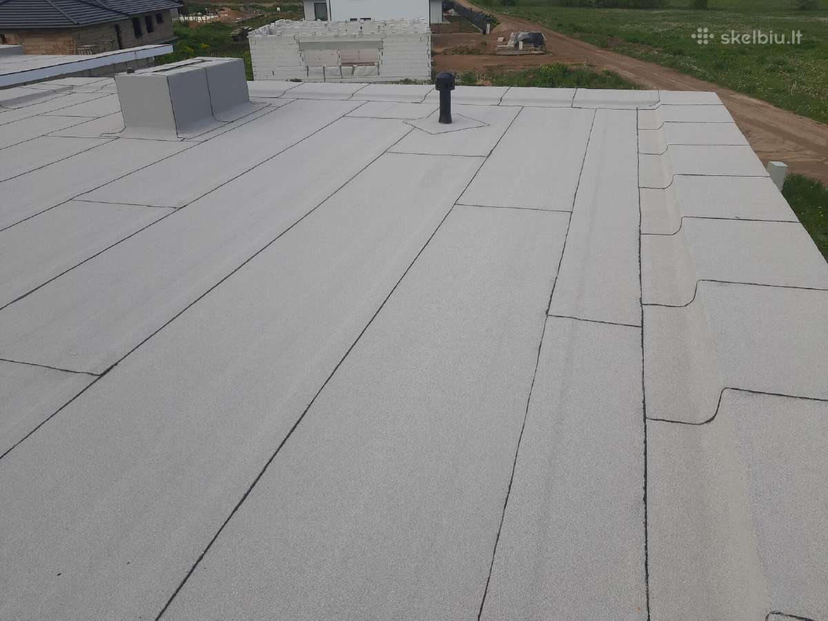 Dengiame stogus su prilydoma danga, pvc ir epdm - nuotraukos Nr. 8