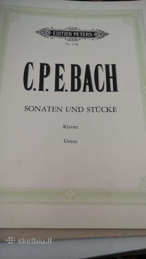 C.p.e. Bach natos fortepijonui