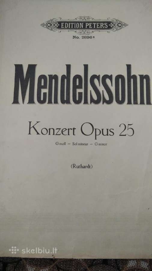 F.mendelsono Koncertas fortepijonui