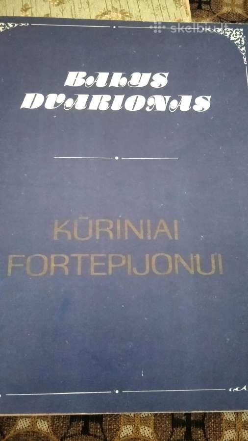 B.dvariono natos fortepijonui