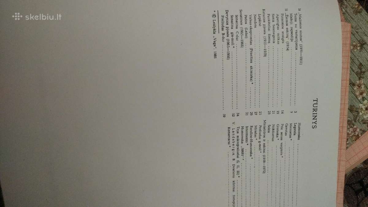 B.dvariono natos fortepijonui - nuotraukos Nr. 2