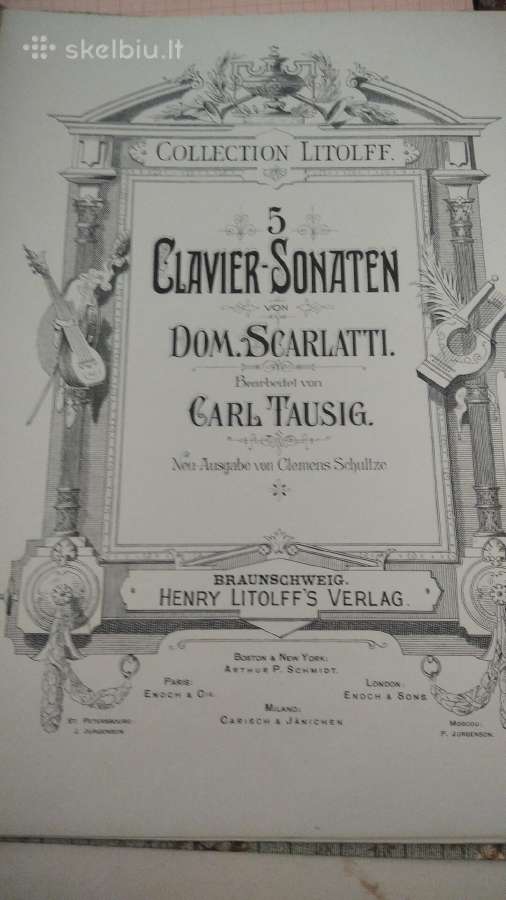 D.skarlati Sonatos fortepijonui - nuotraukos Nr. 2