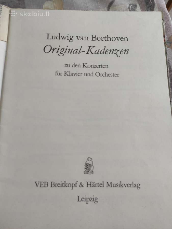 L.bethoveno kadencijos fortepijonui