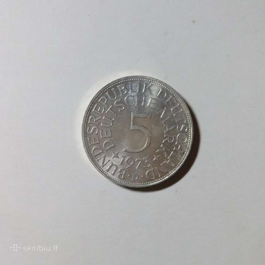 Vokietija 5 markės.1973.
