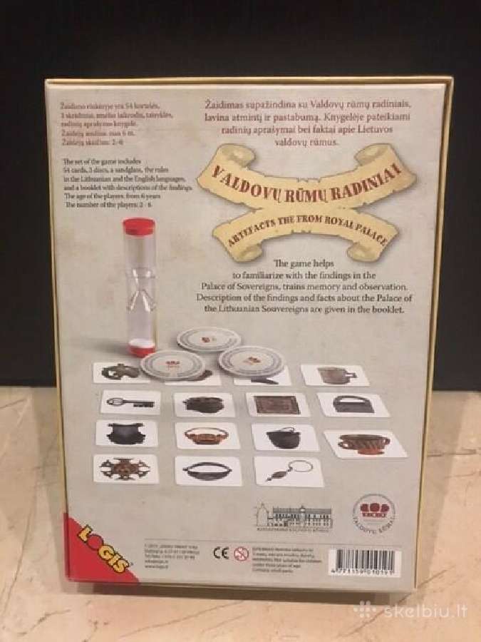 Žaidimas Valdovų rūmų radiniai - nuotraukos Nr. 3