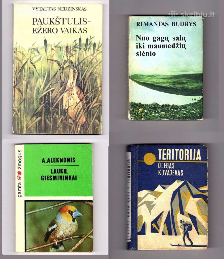Knygos apie gamtą, keliones, šiaurę.