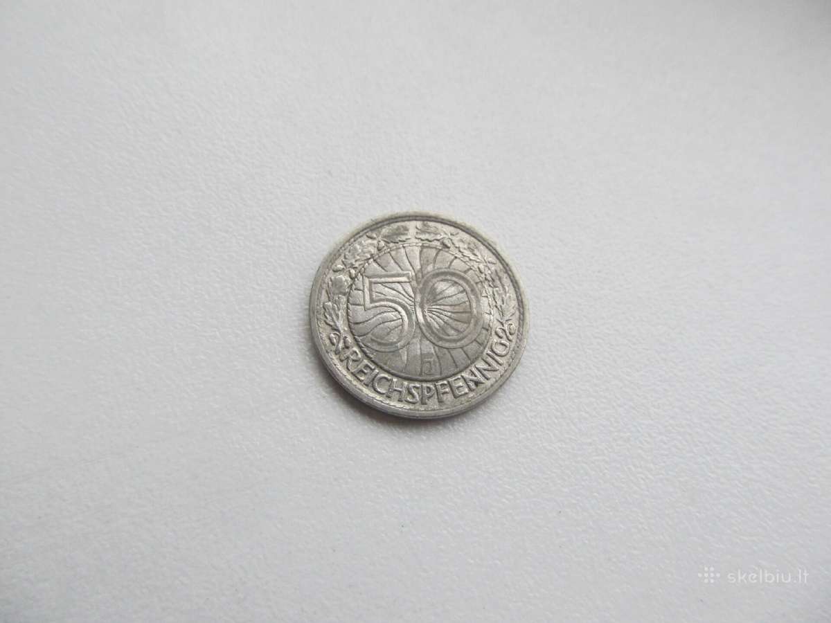 50 reichspfennig , Vokietija , 1927 J