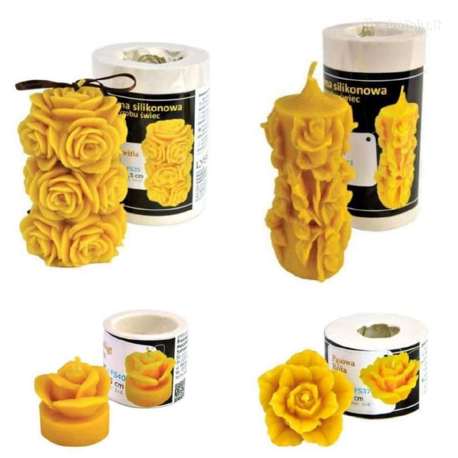 Sojų, rapsų, palmių vaškas, plastikinės formos - nuotraukos Nr. 3