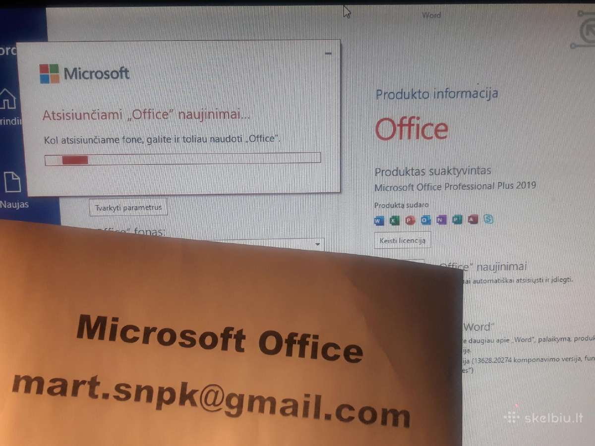 Ms Office 2019 / 2021 / 2024 / 365 100% veikimas - nuotraukos Nr. 4