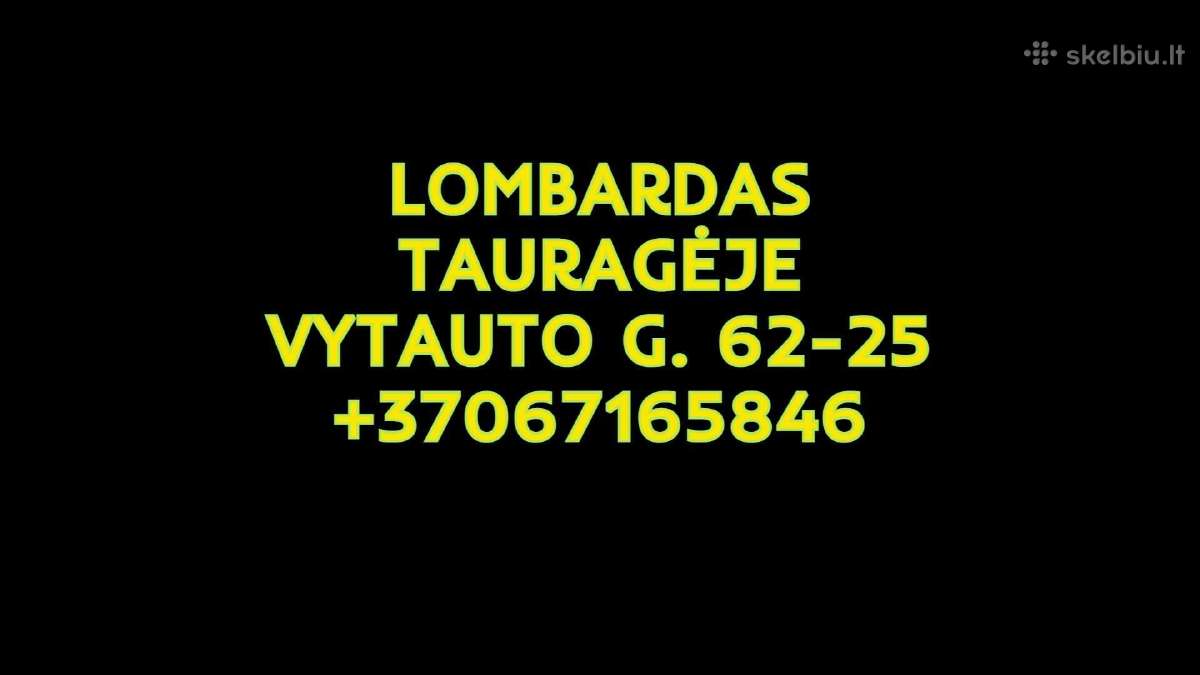 Lombardas Tauragėje, Vytauto g. 62-25 - nuotraukos Nr. 2