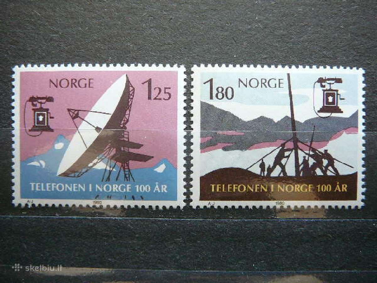 Telefonas Norvegija 1980 Mnh nvg813