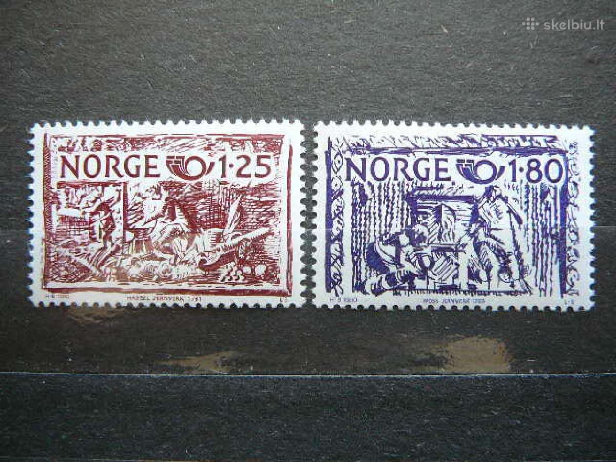 Menas Norvegija 1980 Mnh nvg821
