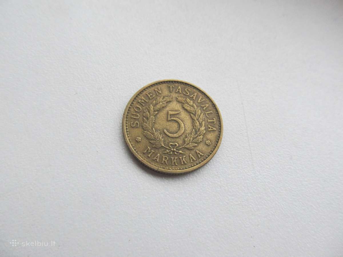 5 markaa , Suomija ,1946, 1948 , 1950 - nuotraukos Nr. 3