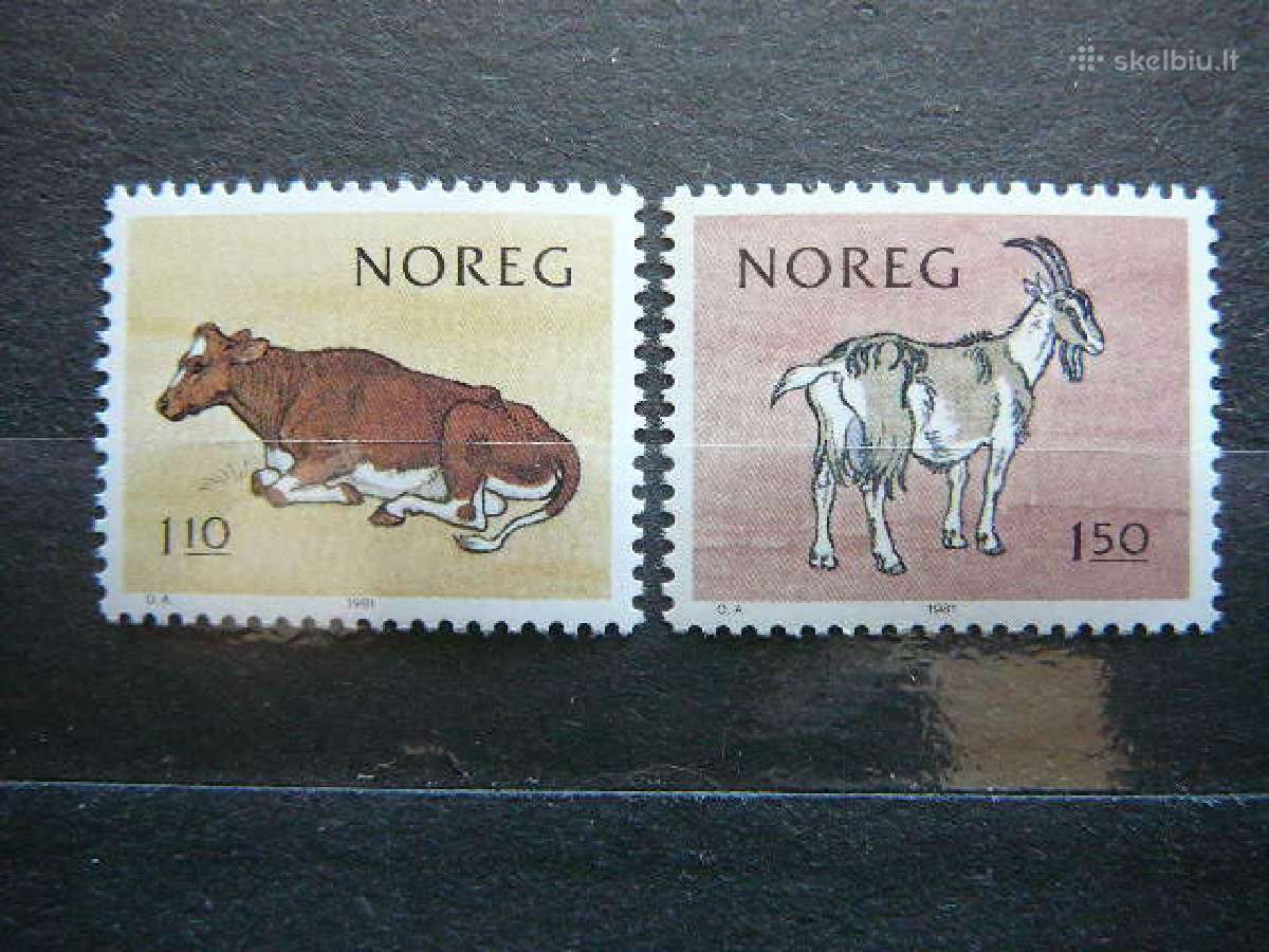 Naminiai gyvuliai Norvegija 1981 Mnh nvg834