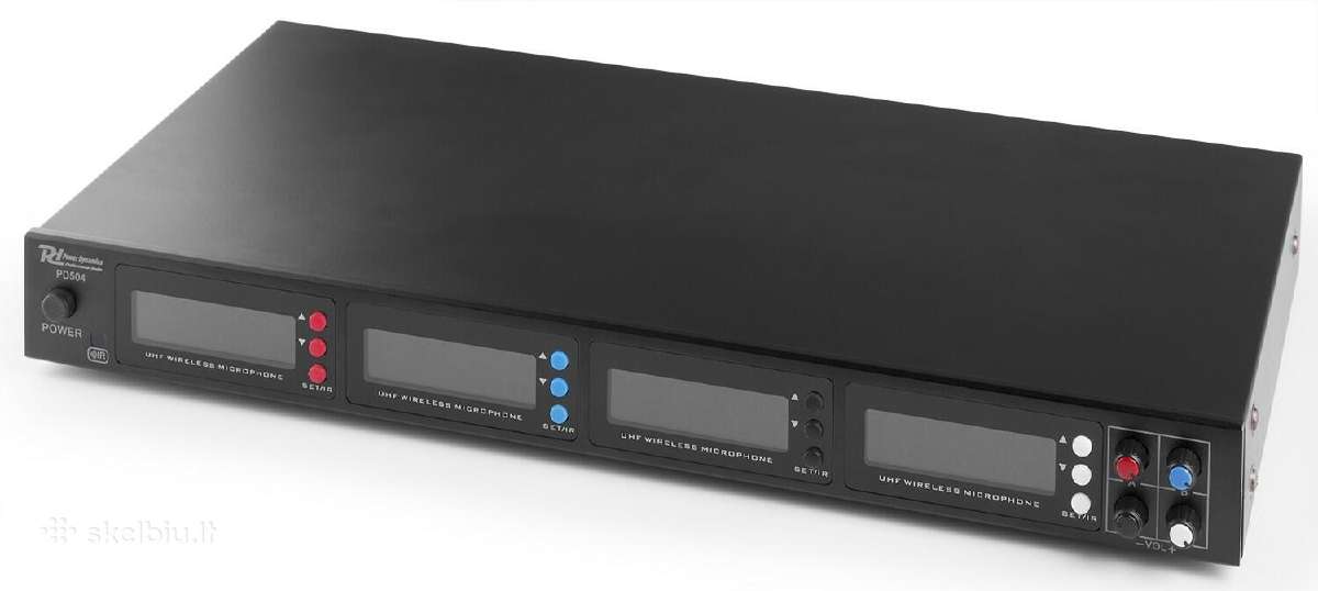 Pd504h 4x 50-kanalų Uhf bevielių mikrofonų komplek - nuotraukos Nr. 4