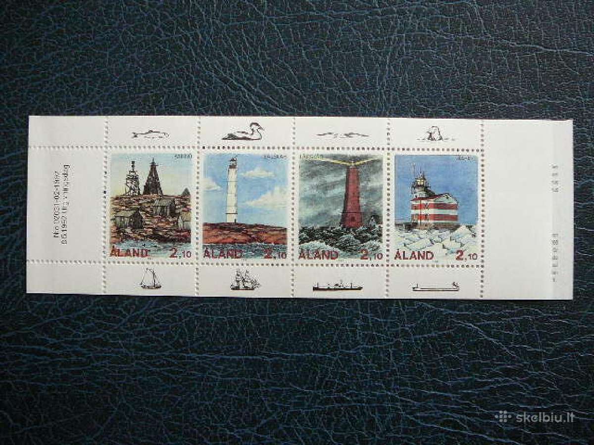 Svyturiai Suomija - Alandai 1992 Mnh sma57