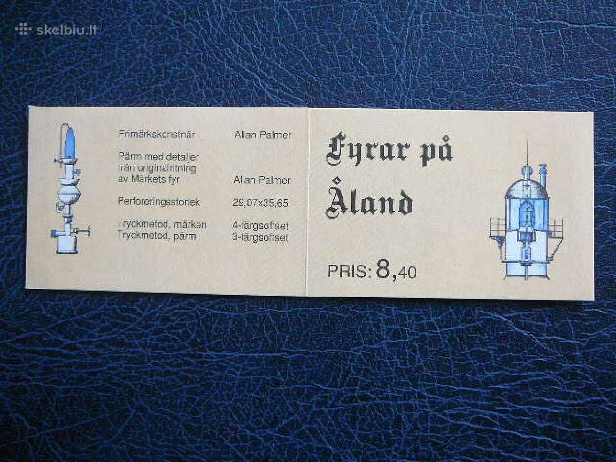 Svyturiai Suomija - Alandai 1992 Mnh sma57 - nuotraukos Nr. 2