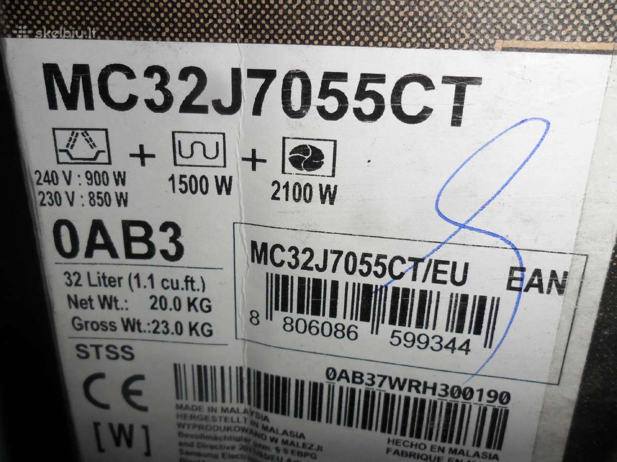 Mikrobangine su kepimo funkcijom Samsung - nuotraukos Nr. 6