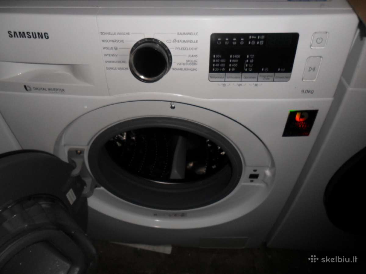 Skalbimo Masinos Samsung 9kg - nuotraukos Nr. 4