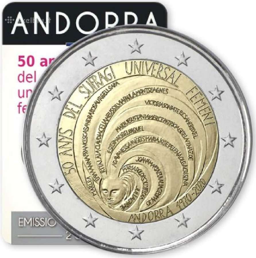 Andoros proginės ir apyvartinės monetos - nuotraukos Nr. 11