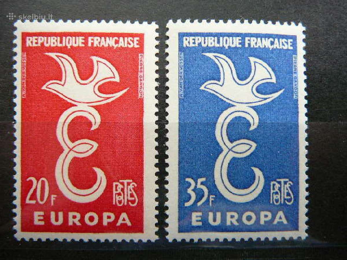 Europa Cept Prancuzija 1958 Mnh pz1210