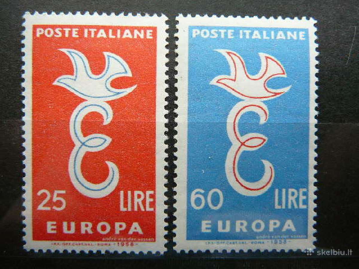 Europa Cept Italija 1958 Mnh it1016