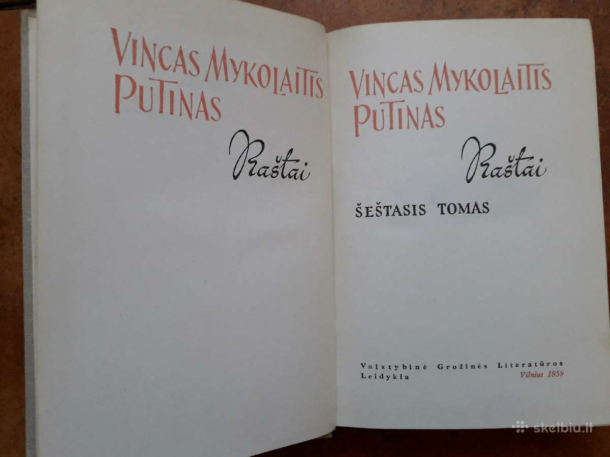 Vincas Mykolaitis - Putinas. Raštai - nuotraukos Nr. 4