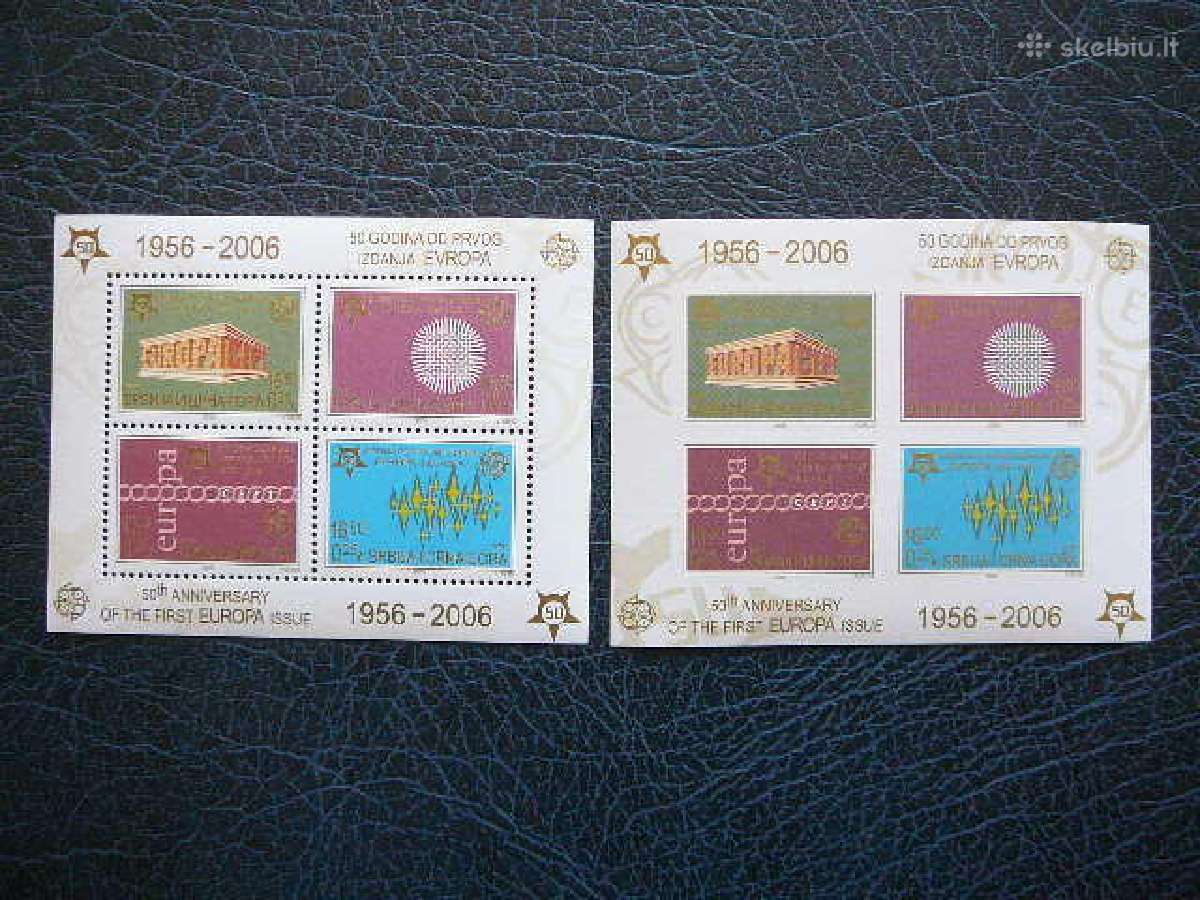 Europa Cept Serbija Juodkalnija 2006 Mnh srb871